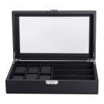 Скринька-футляр для годинників та окулярів з накидним замком 35,5х21х9,5 см HP-5-9