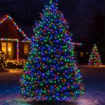 Світлодіодна гірлянда Роса 50 метрів 500 LED біла нитка на мідному дроті з пультом Багатобарвність 500L50MWML - Зображення 3