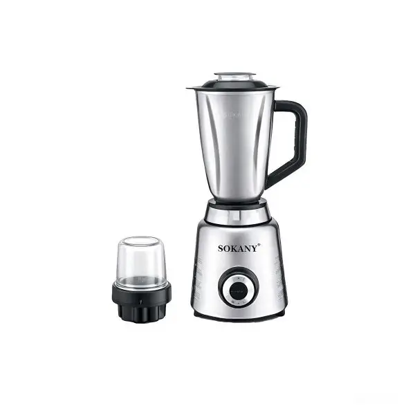 Блендер стаціонарний з кавомолкою Sokany 600 Вт чаша 1.6 л SK-03075