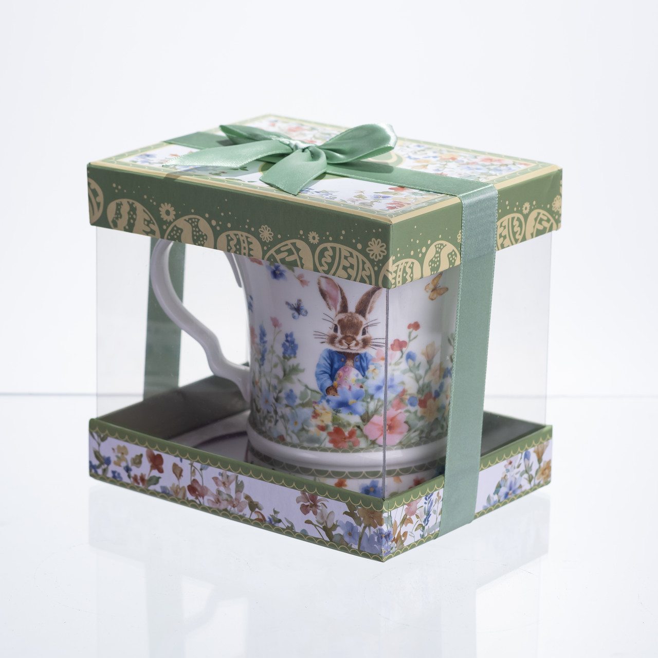 Чашка порцелянова Garden Rabbits 300 мл в подарунковій упаковці HP-7323-2 - Зображення 5