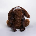 Дитячий плюшевий рюкзак Песик 30 см коричневий 520-27-50BR - Зображення 2