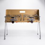 Газова плита портативна кемпінгова з п'єзопідпалом 5200 Вт HP-DS3-6