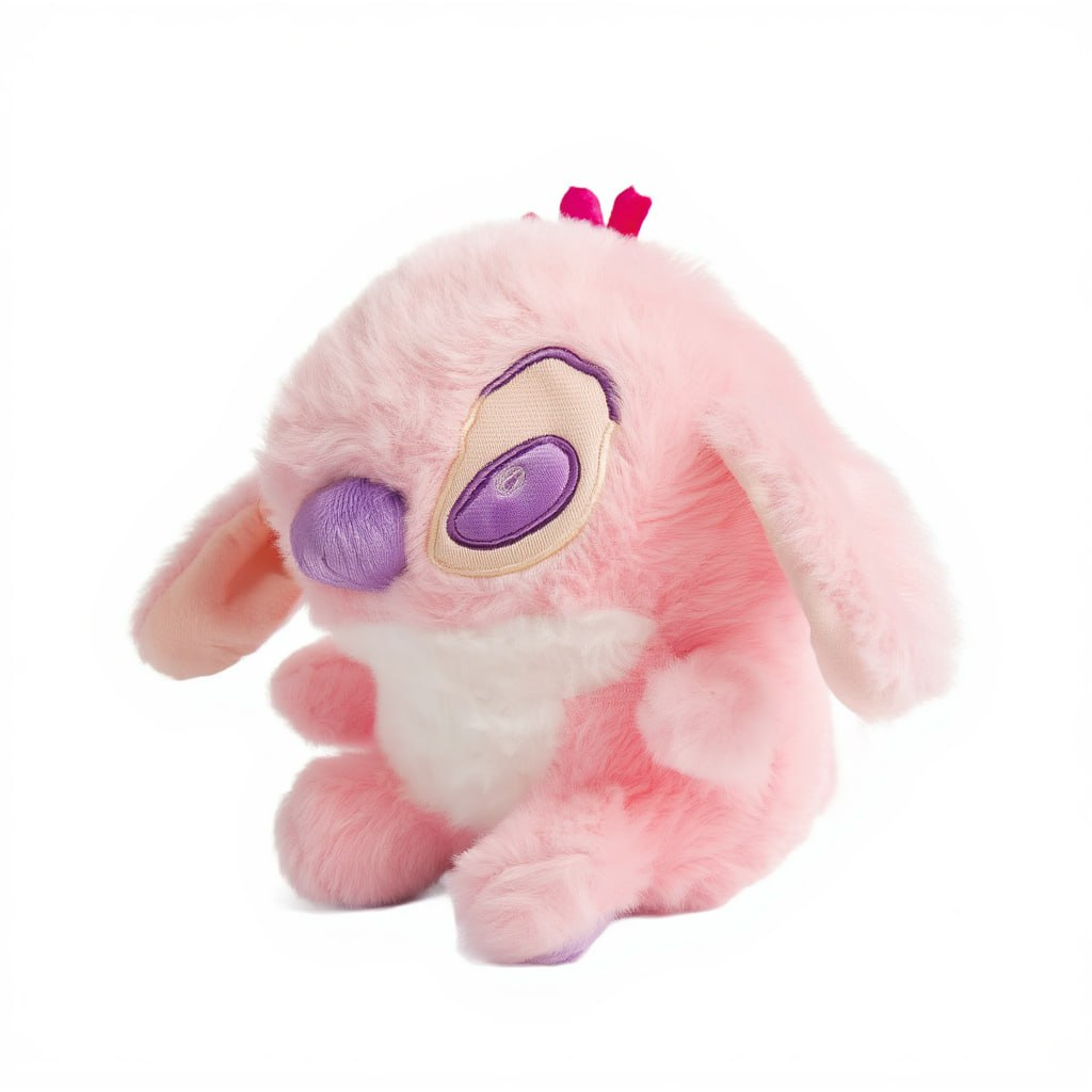 М'яка іграшка Стіч 20×15см плюшева рожева 509-23P - Зображення 2