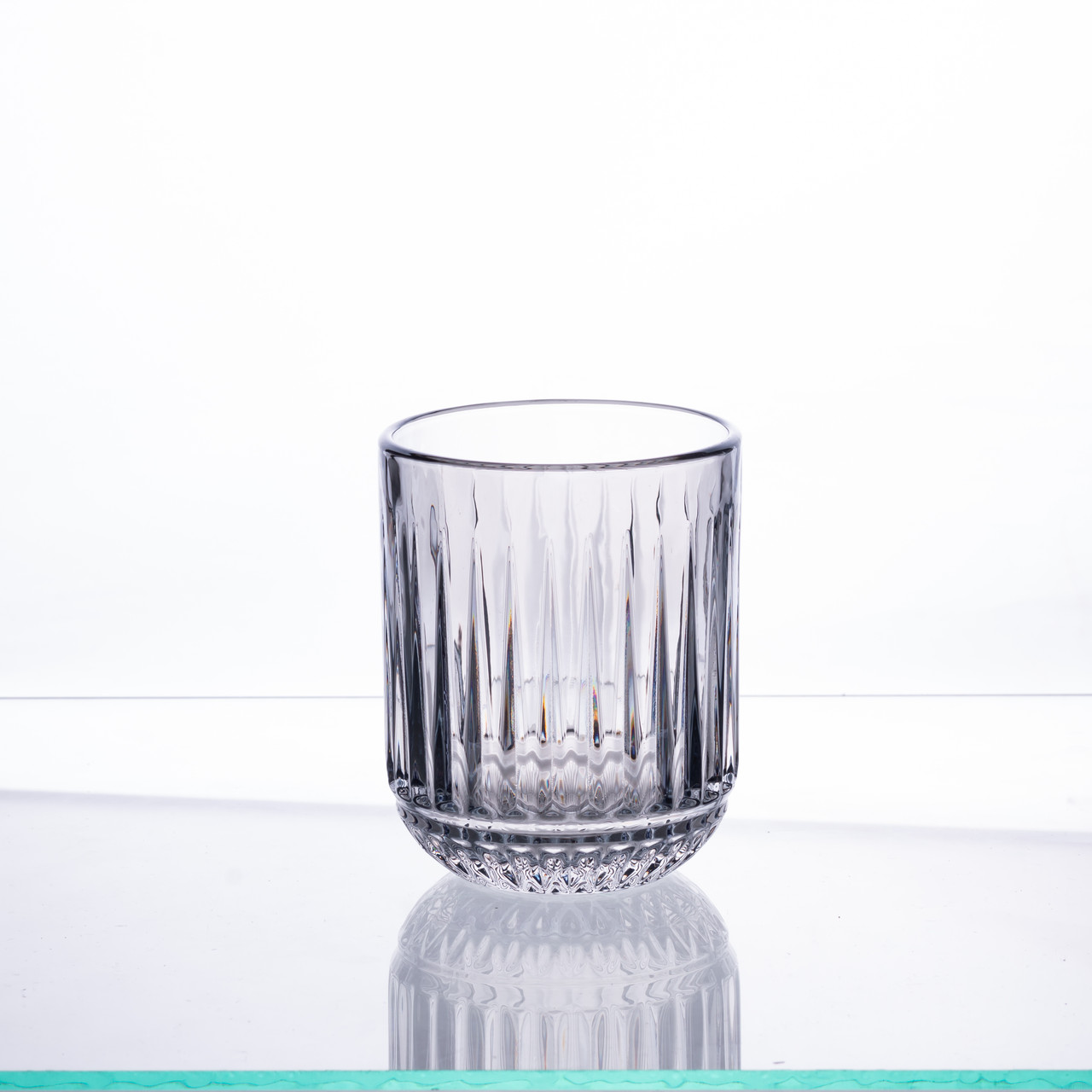 Набір склянок 6 шт скляні склянки 250 (мл) Блакитний HP-19-69 - Зображення 2