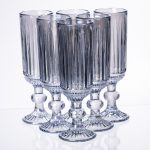 Набір келихів для шампанського 6 штук 160 (мл) Блакитний HP-19-67