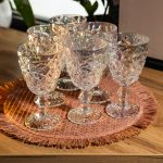 Набір келихів для вина 6 штук 340 мл винні келихи на ніжці скляні фужери для вина подарункові HP-19-173 - Зображення 3