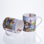 Набір чашок порцелянових Rabbit Family  220 мл 2шт HP-7323-8 - Зображення 4