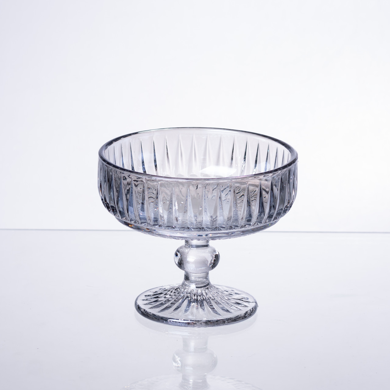 Набір креманок на ніжці 6 шт 300 (мл) Блакитний HP-19-70 - Зображення 2