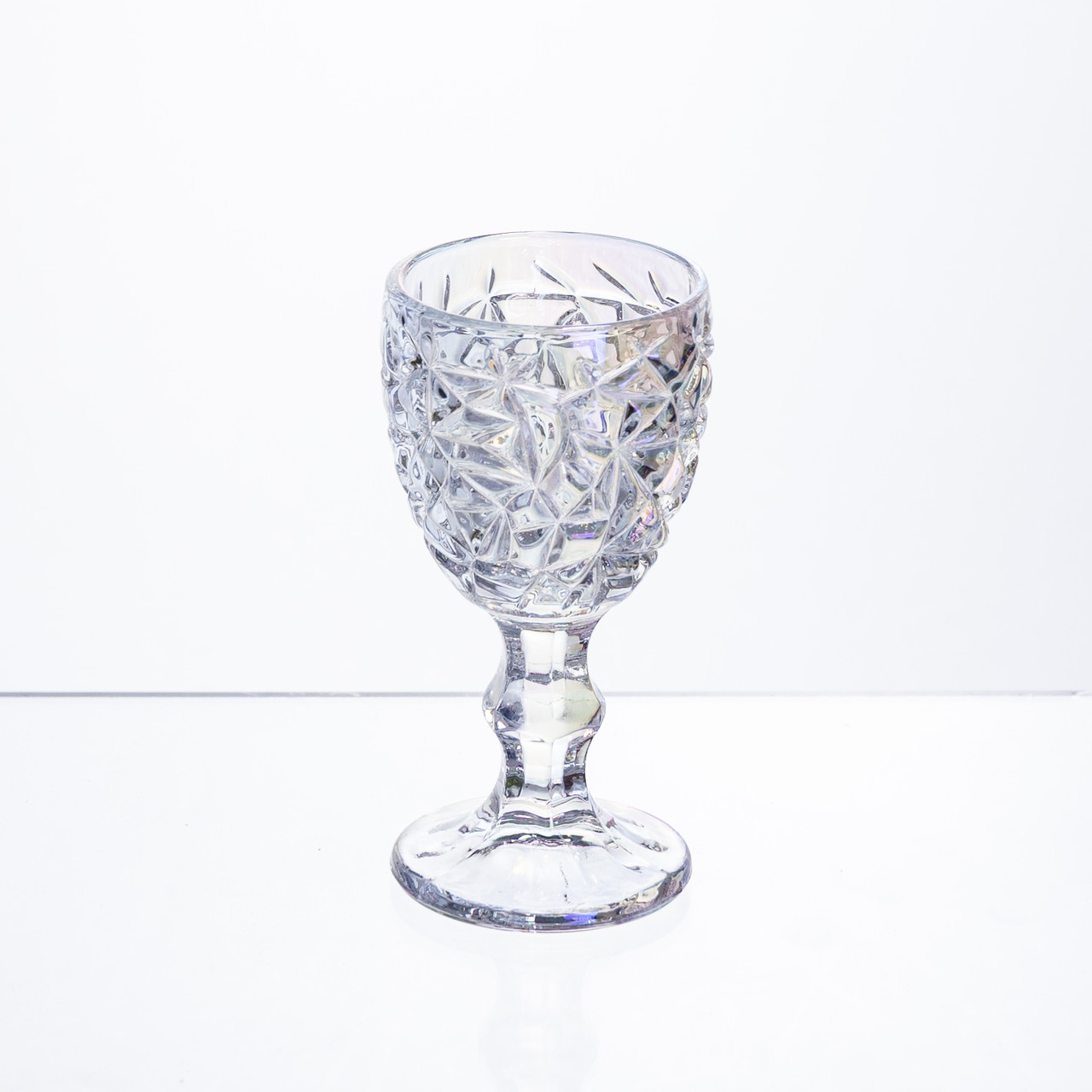 Набір чарок на ніжці 6 штук 50 мл для горілки наливки подарункові чарки скляні HP-19-178 - Зображення 2