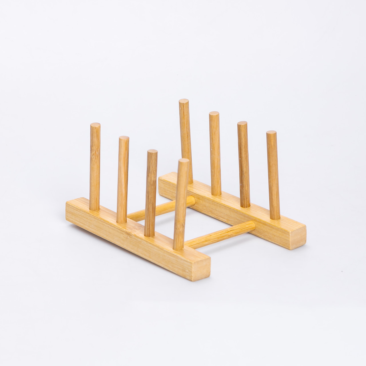 Підставка для тарілок і кришок дерев'яна на кухню 16×12.5×10 (см) HB-40-11 - Зображення 2