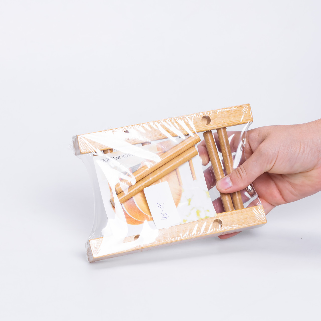 Підставка для тарілок і кришок дерев'яна на кухню 16×12.5×10 (см) HB-40-11 - Зображення 3