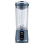 Портативний блендер-шейкер на акумуляторі 500 мл USB Синій SK-01023BL