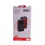 Повербанк зі швидким заряджанням та 3 шнурами 30000 mAh портативний зарядний пристрій powerbank заряджання для телефона HP-N56 - Зображення 8