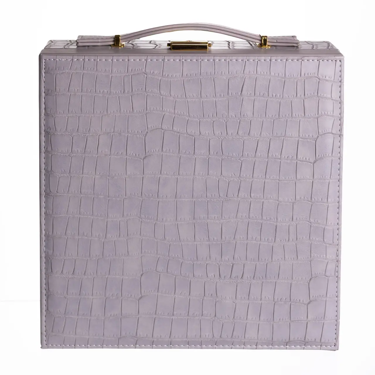 Скринька для прикрас з еко шкіри 2 яруси Сірий HP-5-35G - Зображення 8