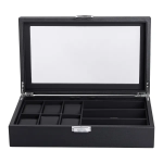 Скринька-футляр для годинників та окулярів з накидним замком 35,5х21х9,5 см HP-5-9 - Зображення 3