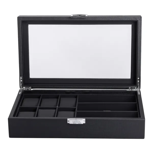 Скринька-футляр для годинників та окулярів з накидним замком 35,5х21х9,5 см HP-5-9 - Зображення 3