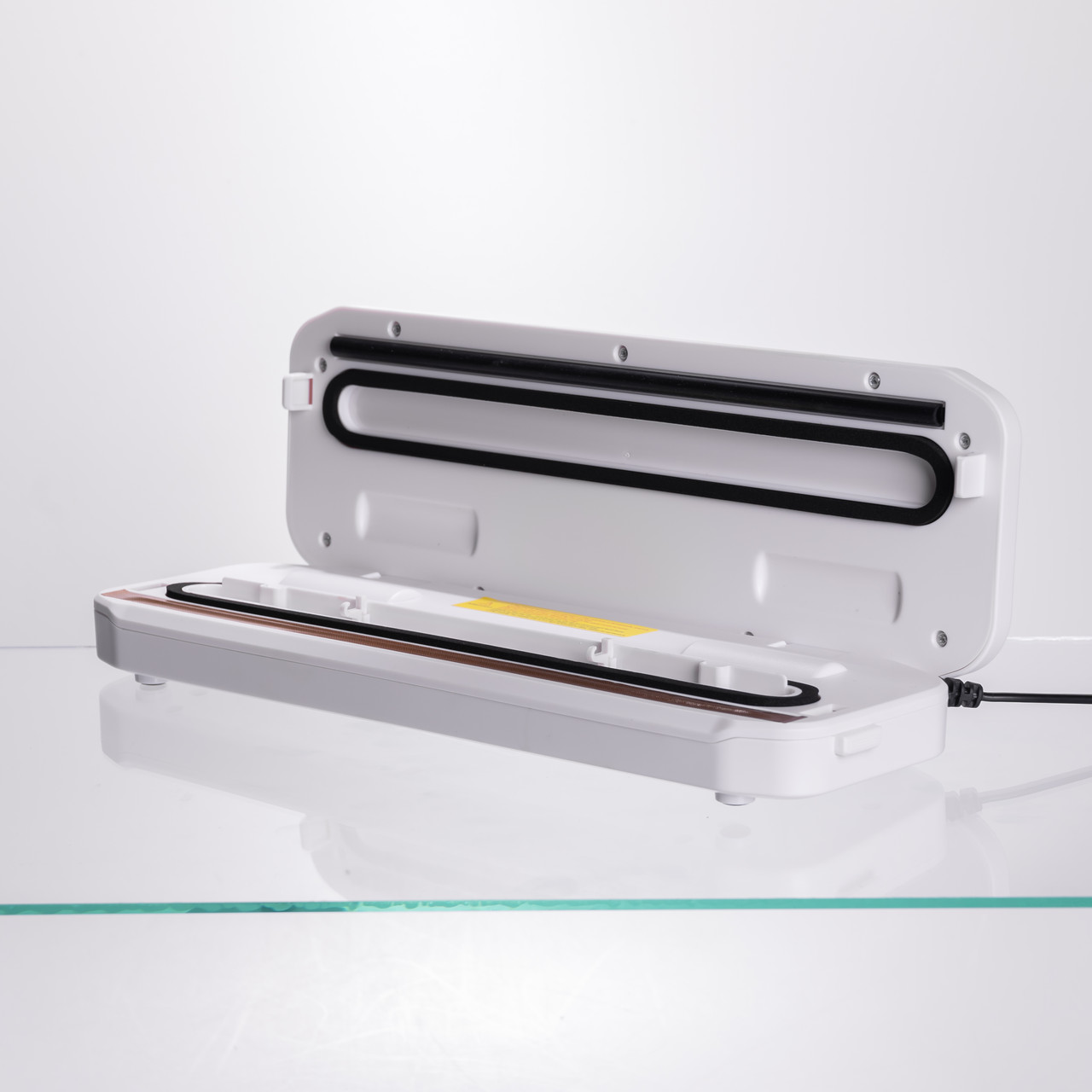 Вакууматор побутовий для сухих та вологих продуктів 400 Вт 4 режими роботи + 10 пакетів Білий HP-11-17W - Зображення 2