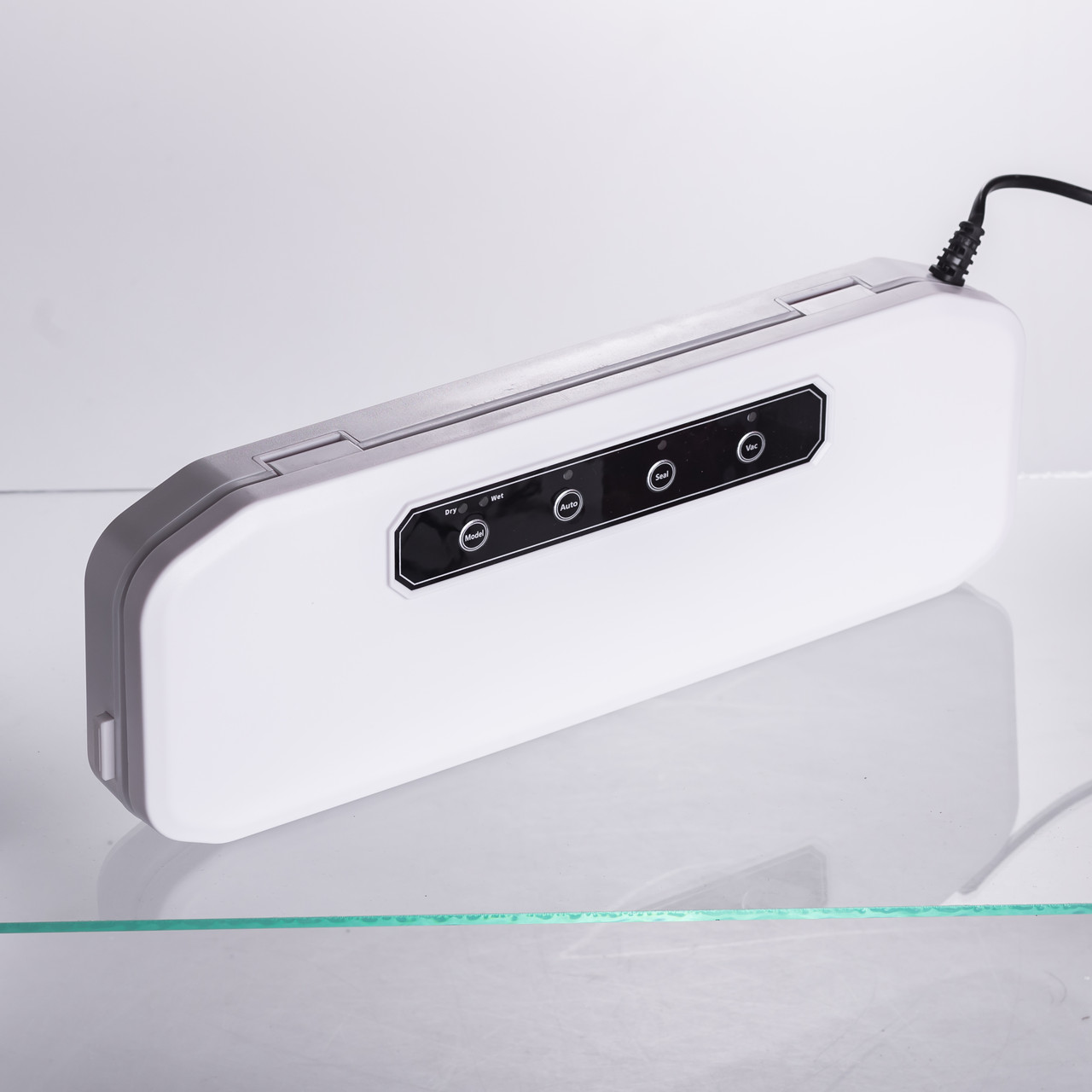 Вакууматор побутовий для сухих та вологих продуктів 400 Вт 4 режими роботи + 10 пакетів Білий HP-11-17W - Зображення 8