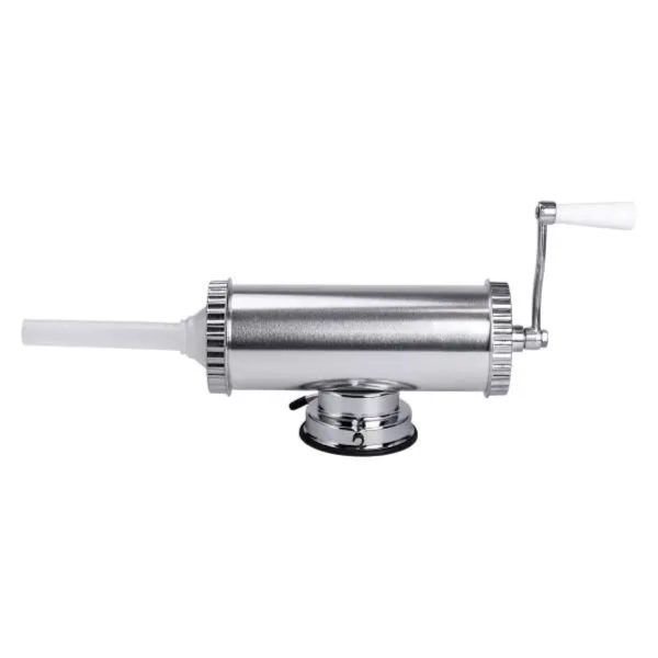 Шприц для ковбаси ручний 8×25 см горизонтальний ковбасний шприц 1,5 кг для фаршу 3 насадки 16788-1