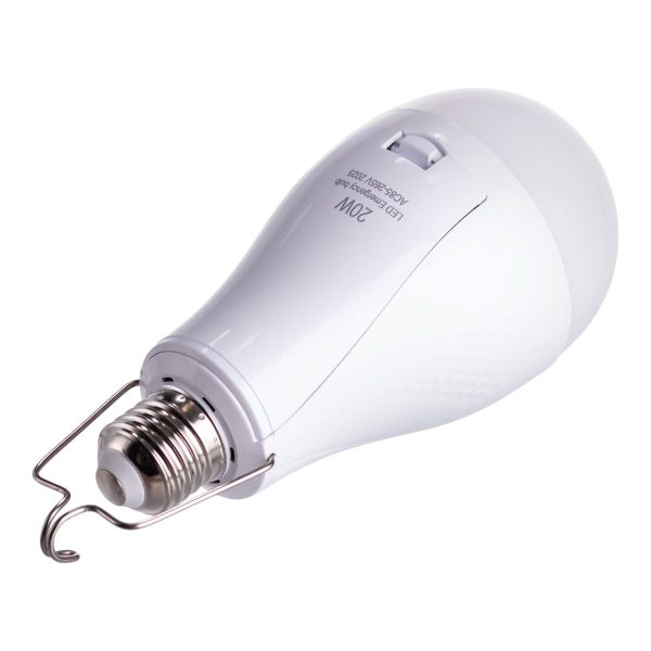 Лампочка на акумуляторах для патрона з гачком E27 - аварійна електролампочка HP-5-32