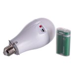 Лампочка на акумуляторах для патрона з гачком E27 - аварійна електролампочка HP-5-32 - Зображення 2