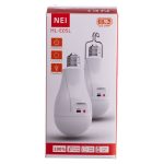 Лампочка на акумуляторах для патрона з гачком E27 - аварійна електролампочка HP-5-32 - Зображення 5