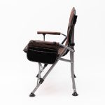 Крісло для риболовлі розкладне туристичне складане для відпочинку на природу коричневе SJ-0019BR - Зображення 3