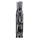 Ліжко розкладне туристичне 185x60x50 см із сталевим каркасом розкладачка складна для дачі кемпінгу риболовлі SJ-0033G - Зображення 4