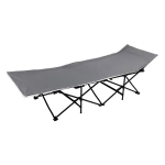 Ліжко розкладне туристичне 185x60x50 см із сталевим каркасом розкладачка складна для дачі кемпінгу риболовлі SJ-0033G - Зображення 5