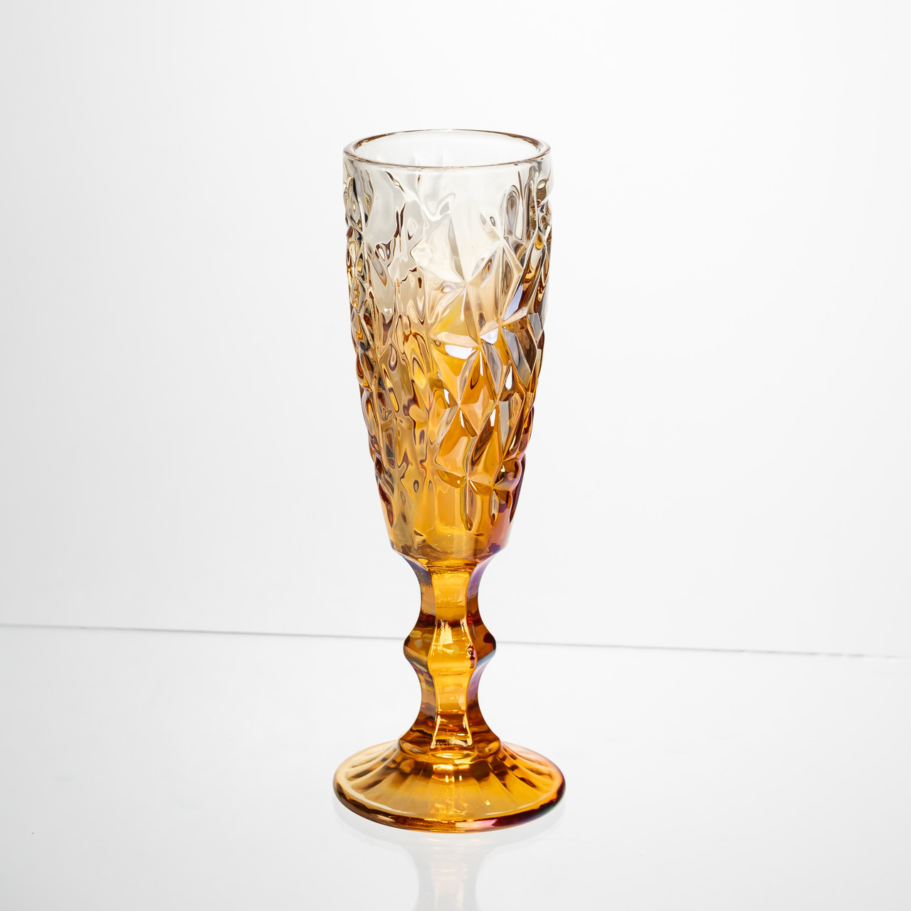 Набір келихів для шампанського 6 штук 160 мл на ніжці Yiwu HP-19-188 - Зображення 2