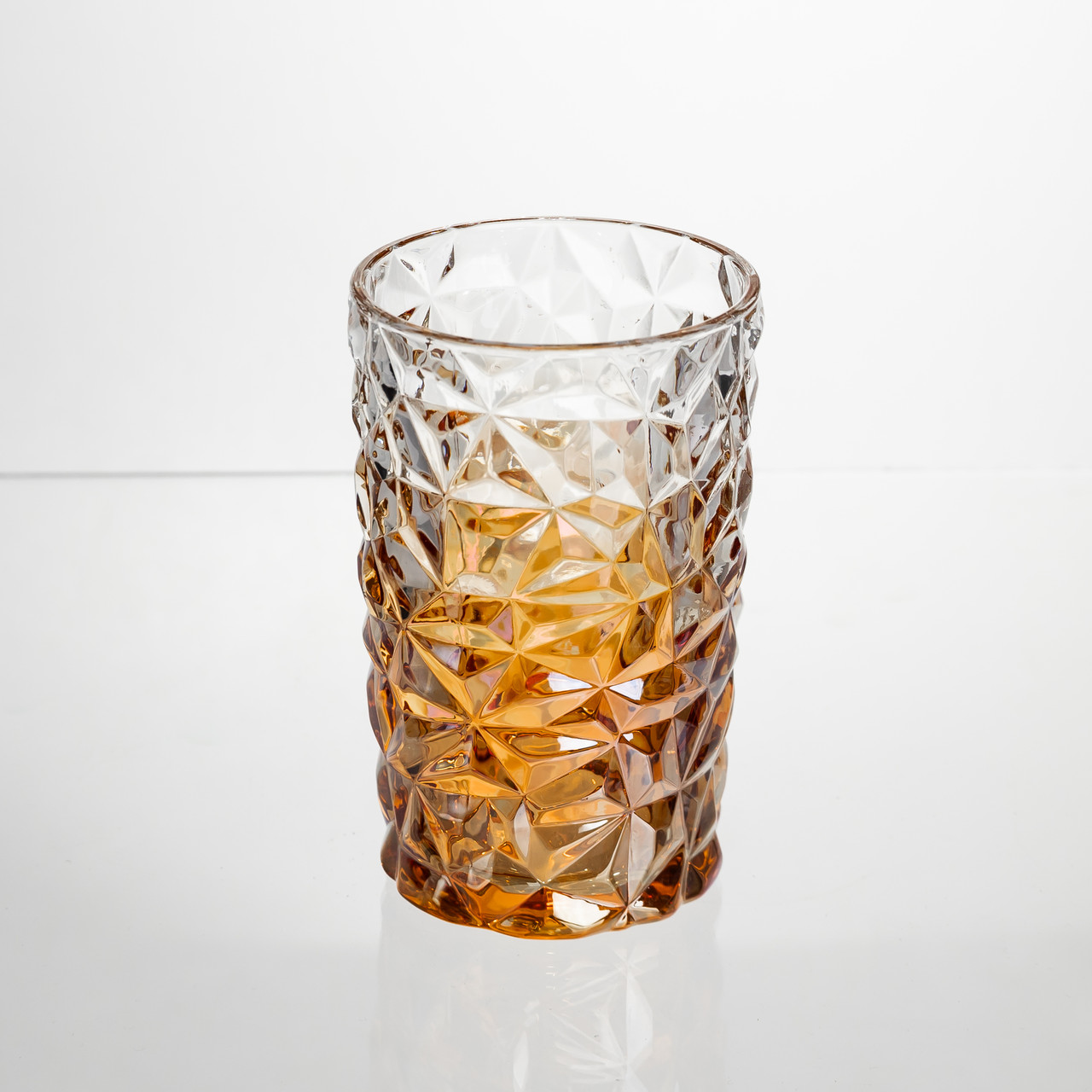 Набір скляних стаканів 6 штук 350 мл Золотистий Yiwu HP-19-191 - Зображення 2