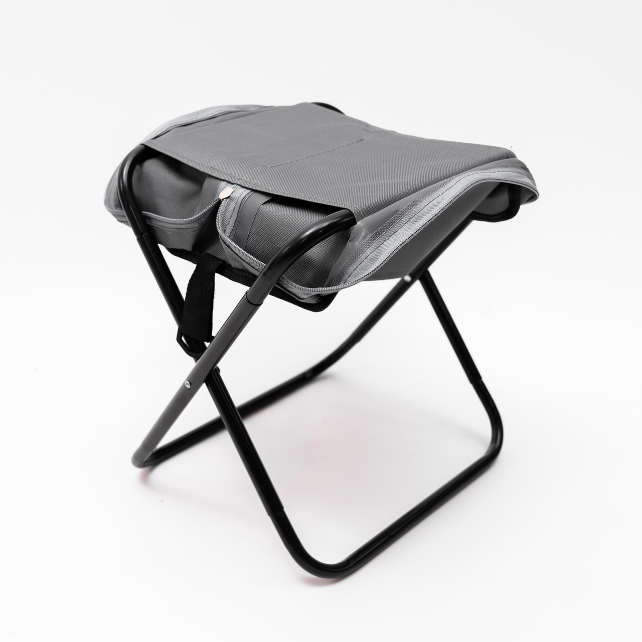 Стілець туристичний розкладний з чохлом 33х26х33 см стільчик похідний Табурет для кемпінгу SJ-0131 - Зображення 7