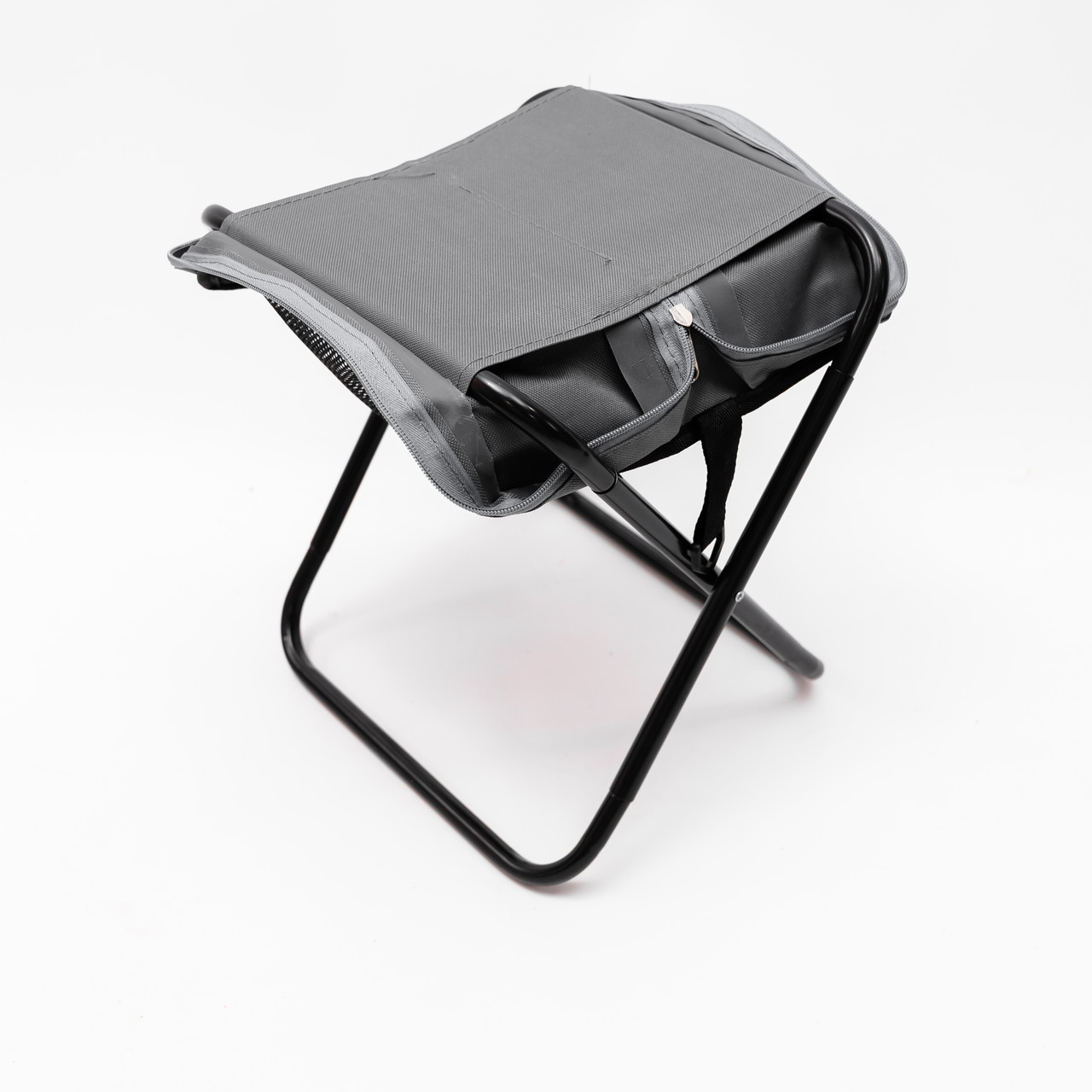 Стілець туристичний розкладний з чохлом 33х26х33 см стільчик похідний Табурет для кемпінгу SJ-0131 - Зображення 8