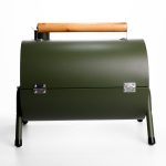 Вугільний гриль двосторонній портативний з решіткою 38x25x35 см зелений BQ-2 - Зображення 6