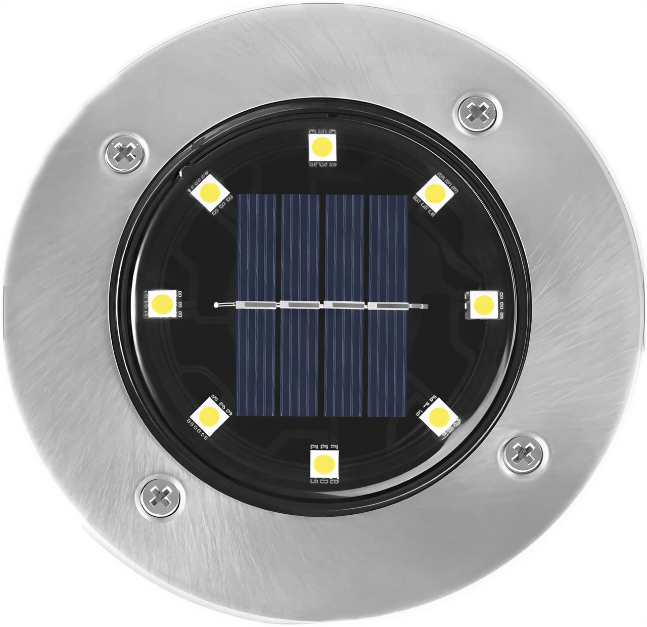Вуличний світильник ґрунтовий 8 LED із сонячною панеллю 4 штуки в наборі автономний ліхтар для саду світлодіодний HP-L-1 - Зображення 3
