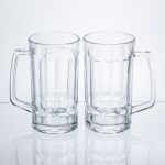 Набір скляних кухлів для пива Beer Stein, 2 штуки по 530 мл HP-17-60
