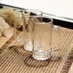 Набір скляних кухлів для пива Patterned Stein, 2 шт. по 530 мл HP-17-61 - Зображення 2