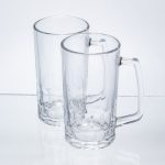 Набір скляних кухлів для пива Patterned Stein, 2 шт. по 530 мл HP-17-61 - Зображення 4