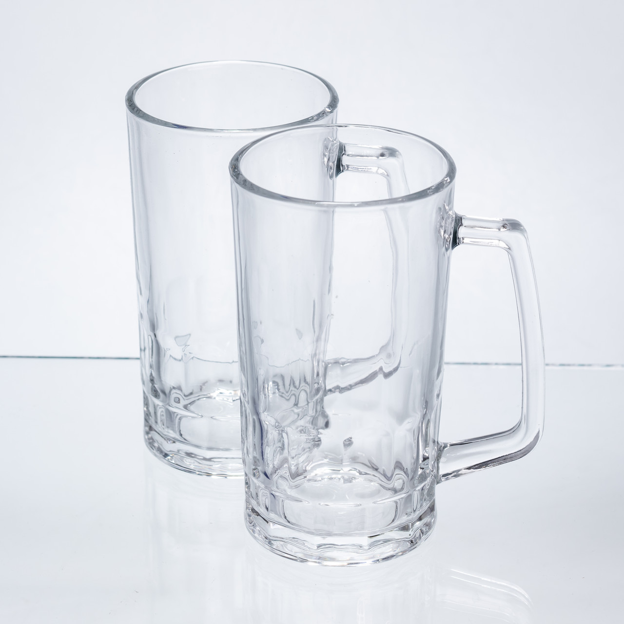 Набір скляних кухлів для пива Patterned Stein, 2 шт. по 530 мл HP-17-61 - Зображення 4