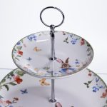 Порцелянова етажерка Garden Rabbits для фруктів та десертів 23*24 см HP-7323-6 - Зображення 5