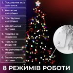 Світлодіодна гірлянда нитка GarlandoPro 171 LED 16м з 8 режимами для новорічного оформлення W300LEDML - Зображення 4