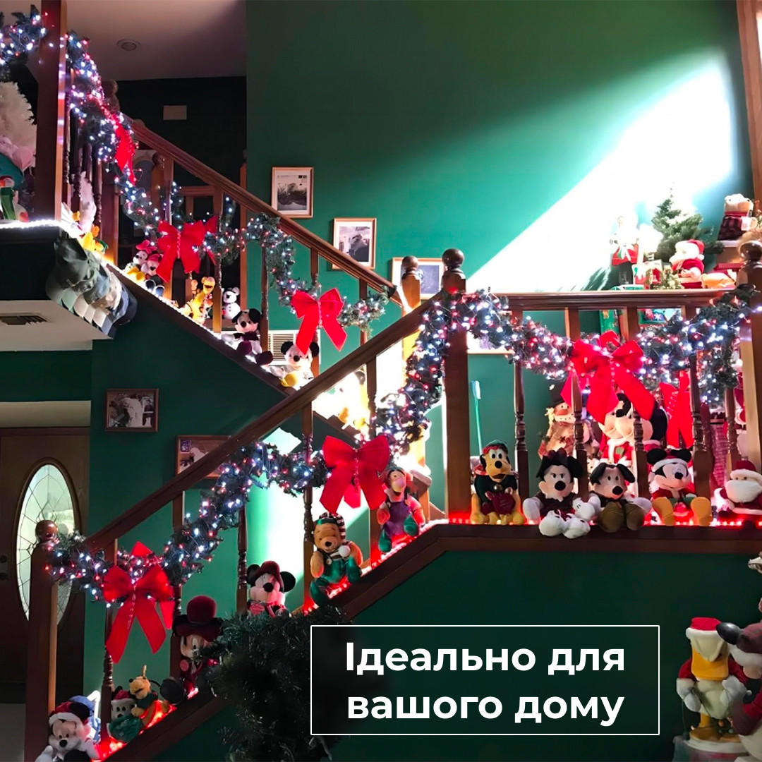 Світлодіодна гірлянда нитка GarlandoPro 171 LED 16м з 8 режимами для новорічного оформлення W300LEDML - Зображення 6