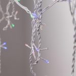 Світлодіодна вулична гірлянда 90 LED, 3 метри, білий дріт, бахрома, 18 ниток, 3МWML - Зображення 8