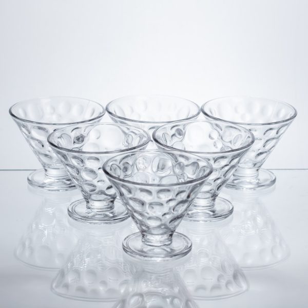 Набір креманок на ніжці Dessert Bowl, 6 штук, 180 мл, HP-17-53
