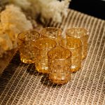 Набір чарок для міцних напоїв Shot glass 6 шт. по 75 мл коричневий HP-17-37 - Зображення 2