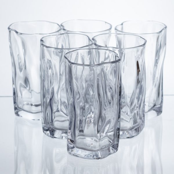 Набір склянок для напоїв Crinkle Glass (6 штук по 270 мл) HP-17-62