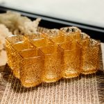 Набір склянок для напоїв Matrix Glass (12 штук, 195 мл, коричневий, HP-17-44) - Зображення 2