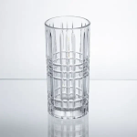 Набір склянок Geometric Glass (6 штук, об'єм 300 мл) з рельєфним візерунком HP-17-3 - Зображення 2