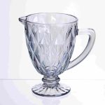 Скляний глечик для напоїв Diamond Blue, 1 літр, HP-19-273