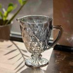 Скляний глечик для напоїв Diamond Blue, 1 літр, HP-19-273 - Зображення 2